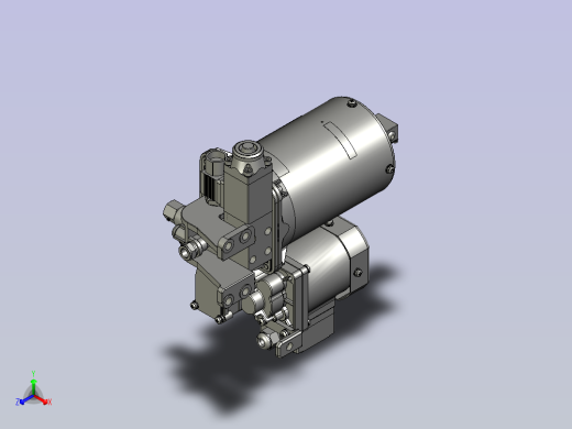 DBS-J2008DK脂润滑泵正等轴测缩略图