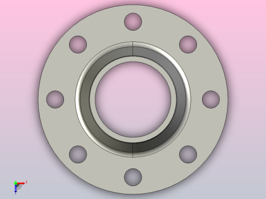 JB_T82.2-1994凹凸面对焊钢制管法兰80-40A-2俯视缩略图