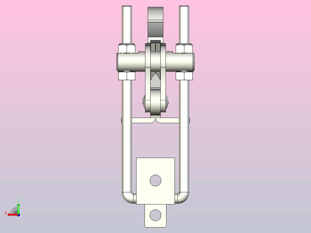 垂直拉紧系列门闩式快速夹钳[QC-40344-SS] (2)后视图