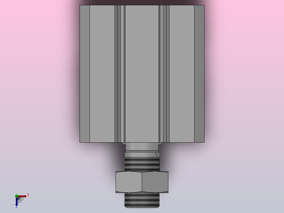 FY-ACQ超薄气缸系列[FY-CTACQS-50x30-B]俯视图