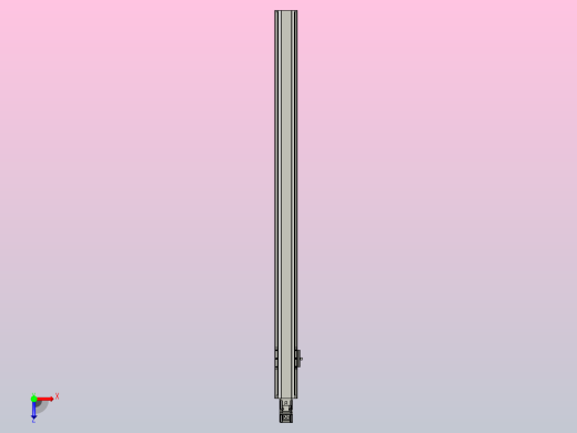 日规模组半封闭丝杆TPA-HNR-65S-1610C-L950-M-C-P10-N3俯视缩略图