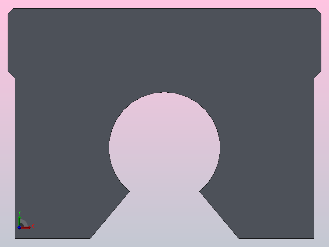 SBS轴用开放式直线轴承(ZNT)前视图