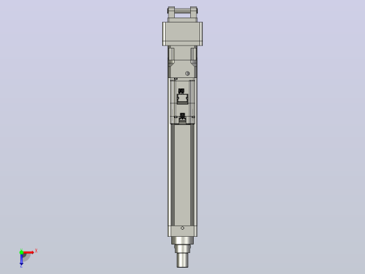 轻载电动缸TPA-ESR80-2510C-L400-MR-CB-W-P75-JX-C3俯视缩略图
