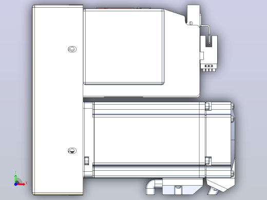 皮带直线轴半封闭可选导轨TPA-HNB-120D-110-L50-LP-C-P40-N3前视缩略图