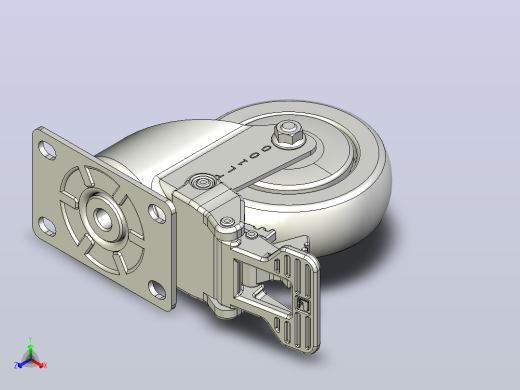福马脚轮PL-100-FLANGE