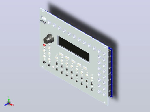 从KiCAD到Autodesk EAGLE的设计转移和PCB的新布线 可变风格的黑色和银色前面板