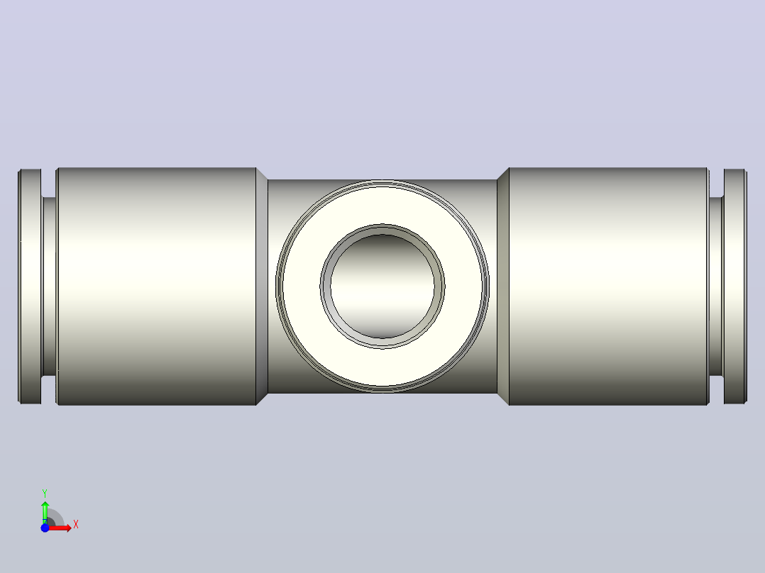 快插接头NPQH-T-Q10-Q8-P10前视图