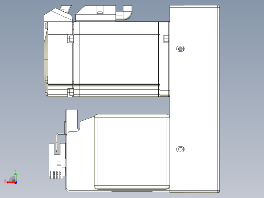 皮带直线轴半封闭可选导轨TPA-HNB-105D-90-L2950-RU-C-P20-N3后视缩略图