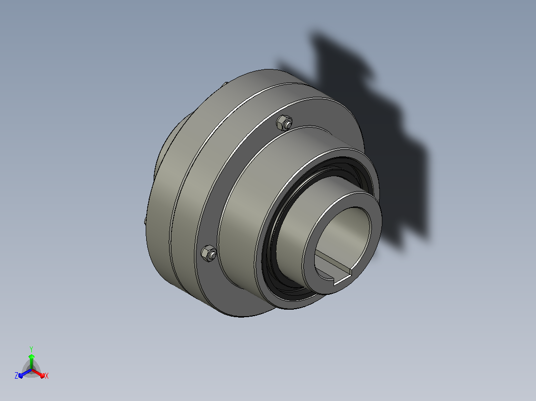 齿式联轴器-2 1600Nm d=55mm主视图
