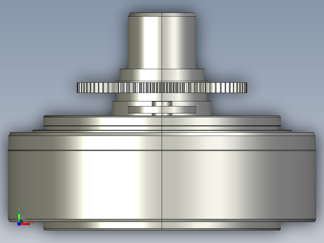 RV减速器常规产品外形图ZD-27CBX-   -RVC-Z-S-3001前视图