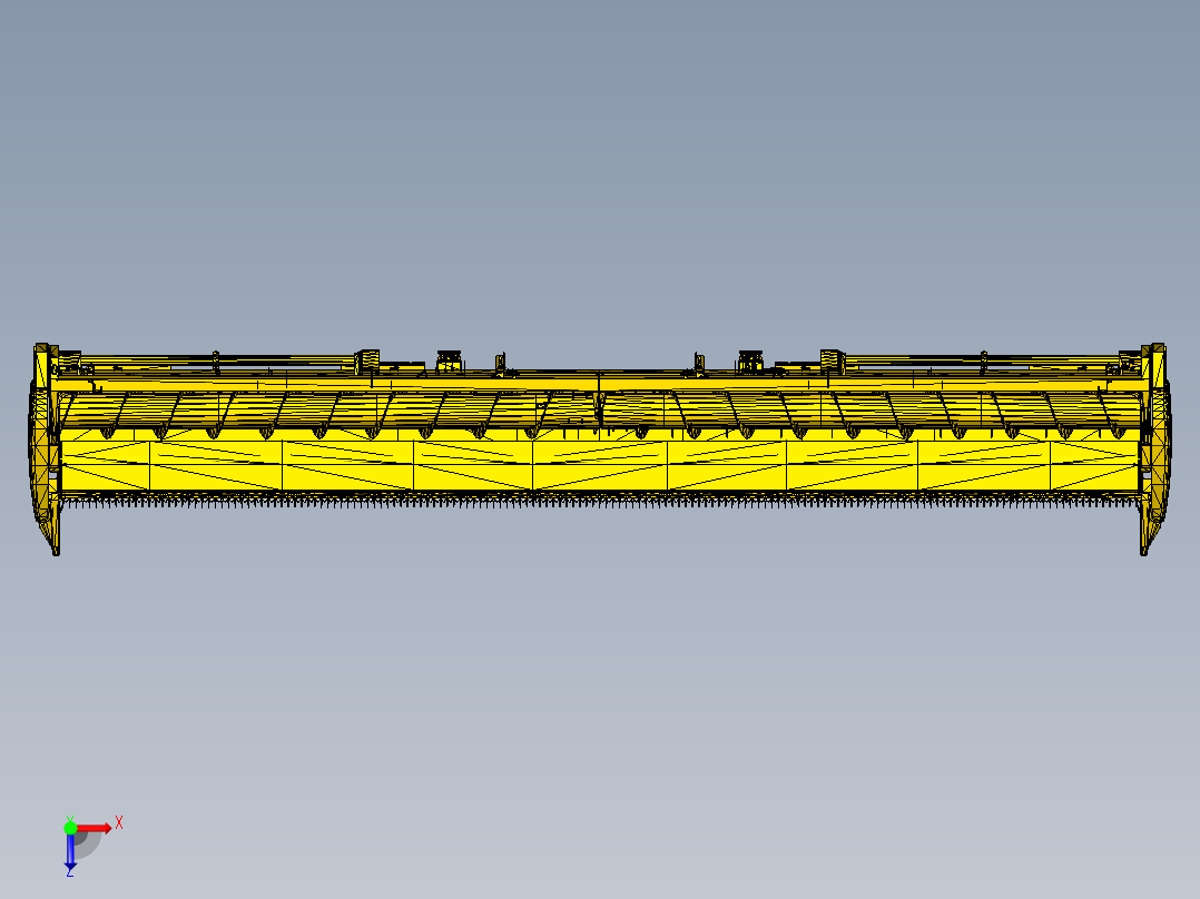 小麦联合收割机cero5.0.zip俯视图