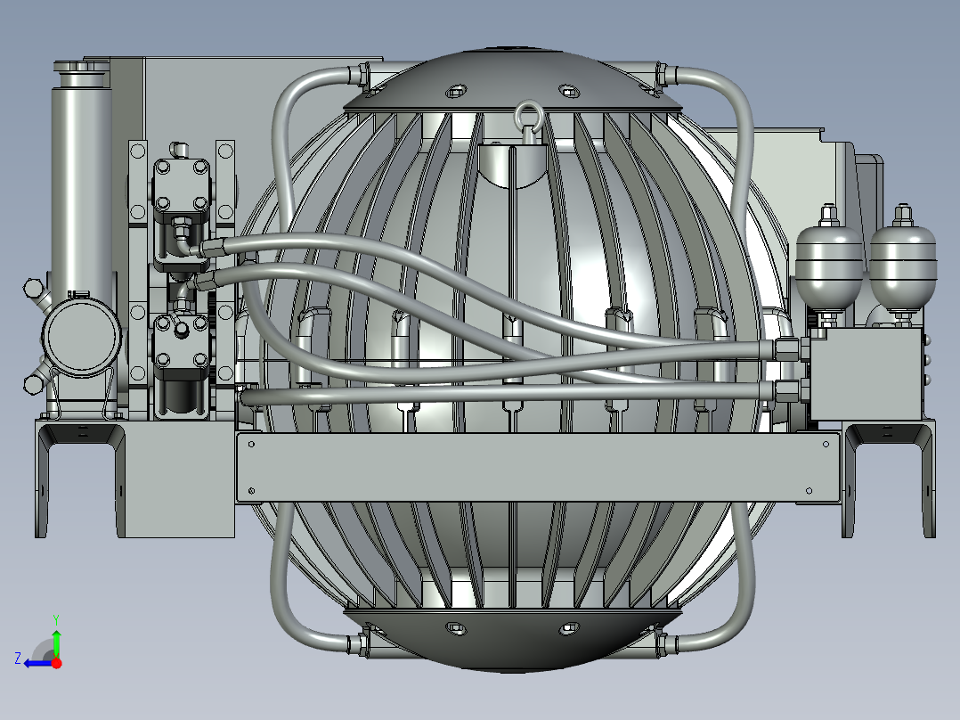 陀螺稳定器右视图
