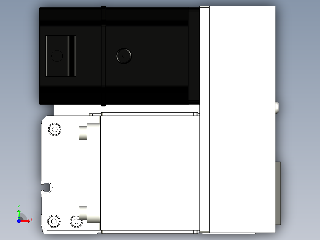 Toyo东佑达直线模组-ECB14-150-RU前视图