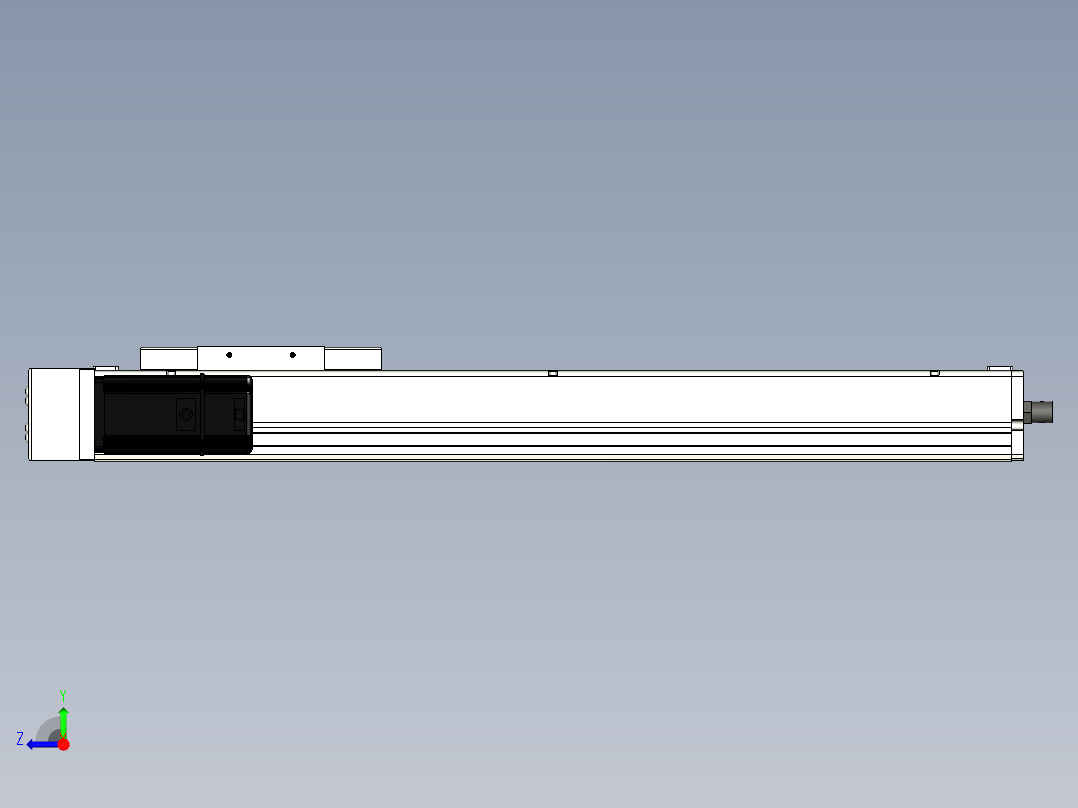 Toyo东佑达直线模组-ECH14-450-BL-400W右视图