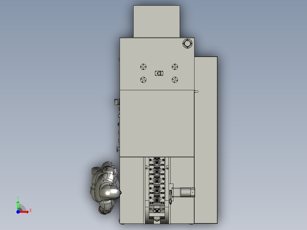 创源总装配前视图