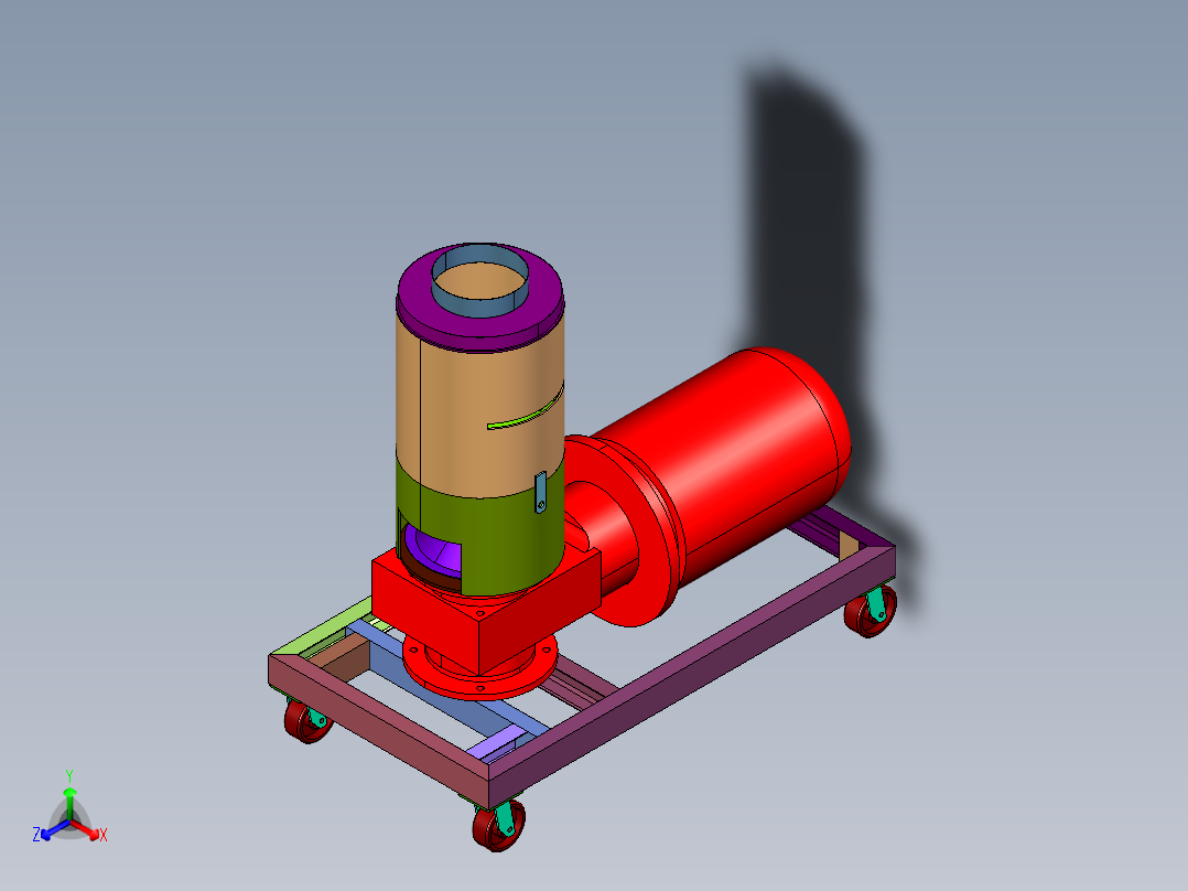 两相电可移动杂粮草粉制粒机