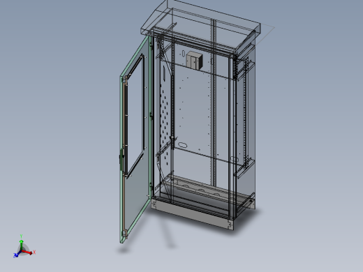 靠墙户外电控柜