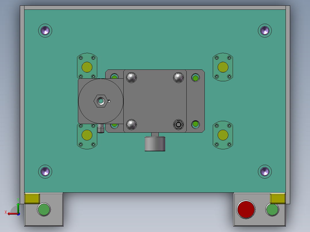 5T增压机后视图