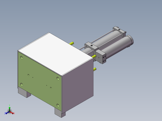 5T增压机正等轴测缩略图