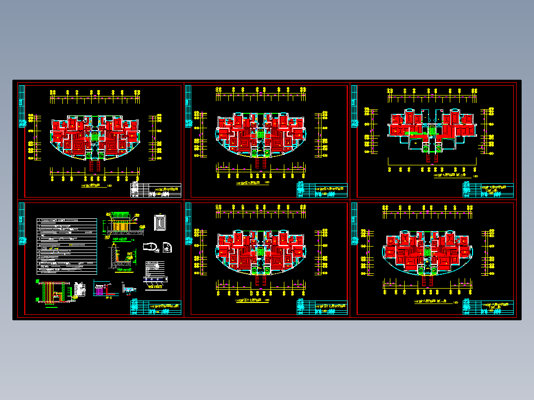 小区地热平面图