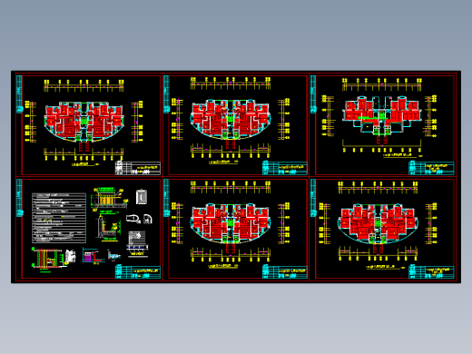 小区地热平面图