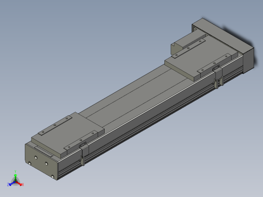 直线模组LHC17-S650-L设计图纸