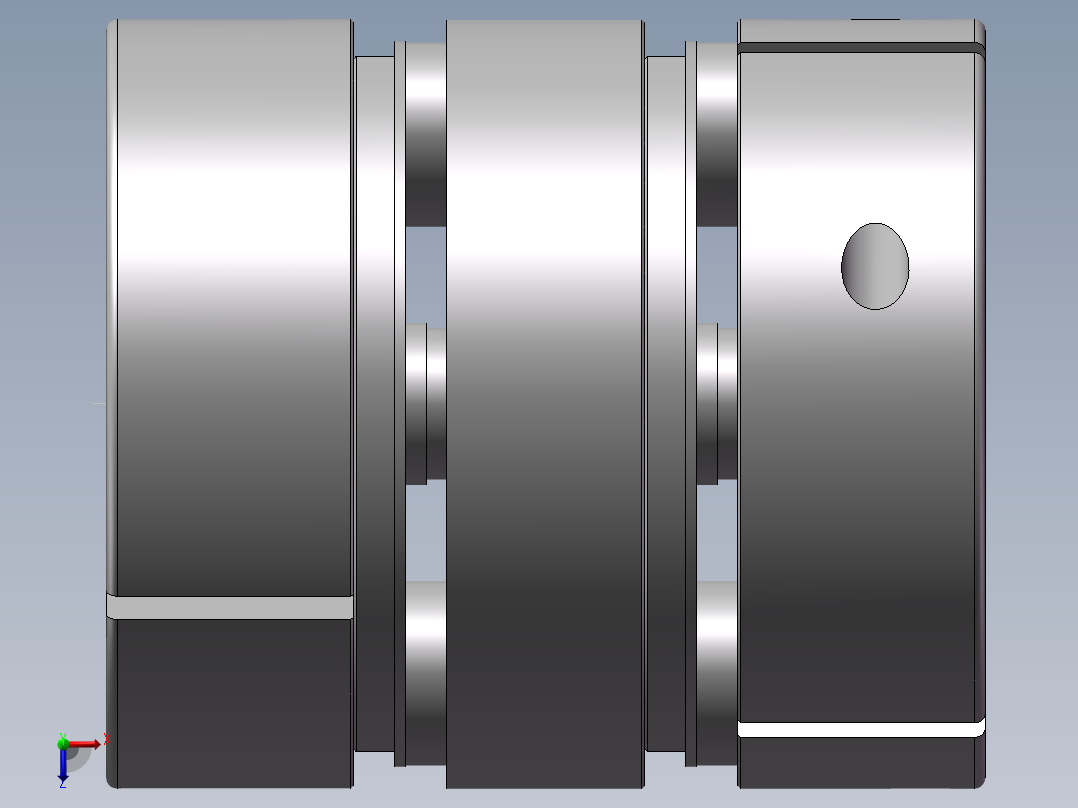 S33 联轴器俯视图