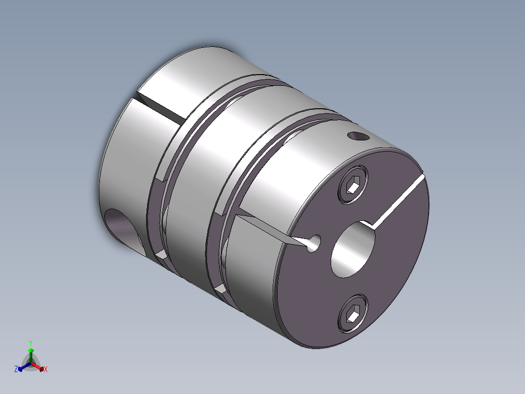 S33 联轴器正等轴测图