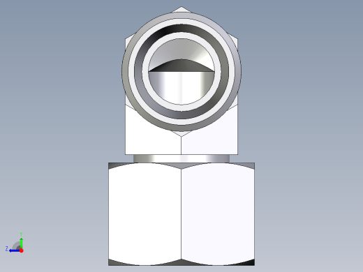 卡套式工业通用硬管接头EO_Swivel_nut_elbow_EW12LOMDCF右视缩略图