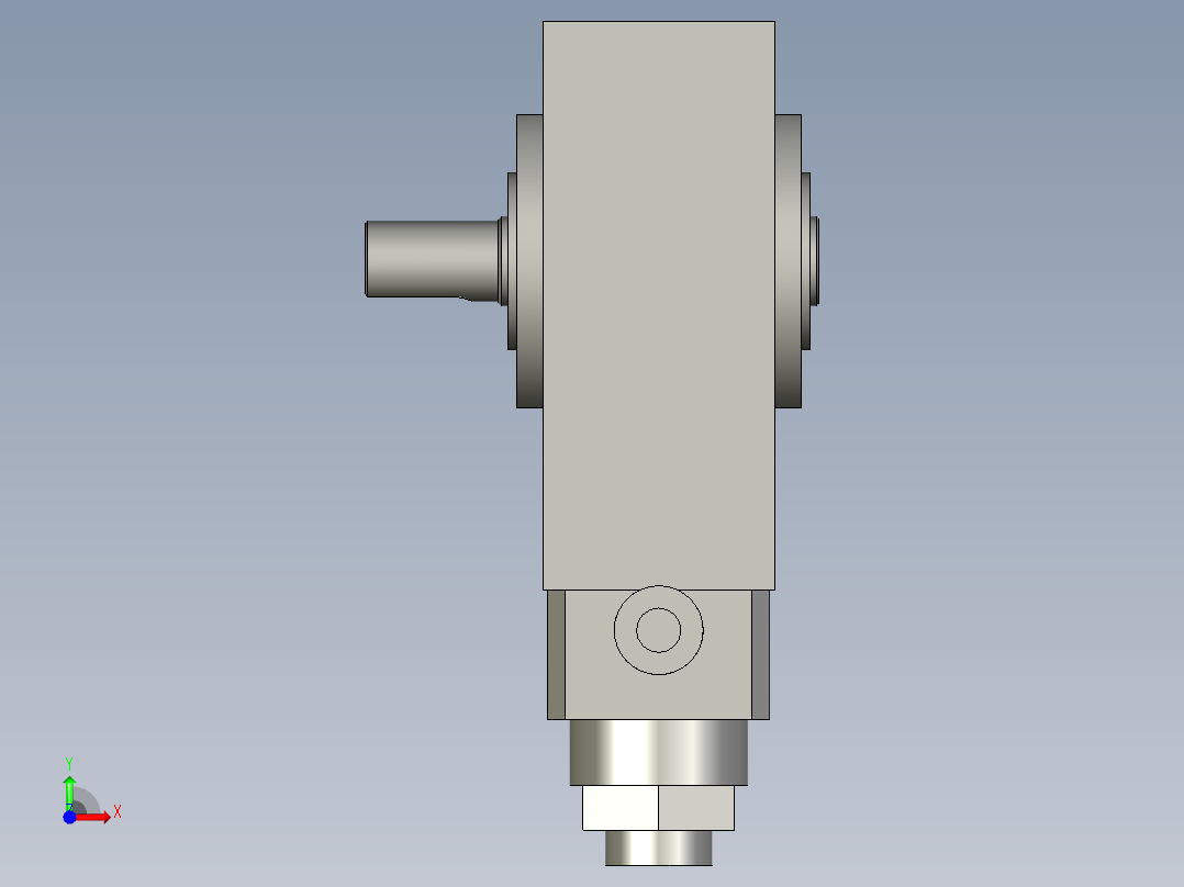 旋转气爪PRC20-90前视图