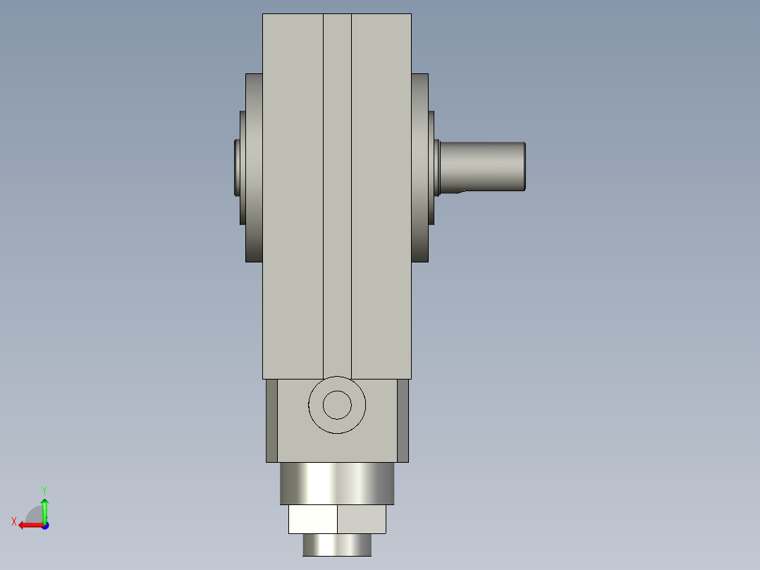 旋转气爪PRC20-90后视图