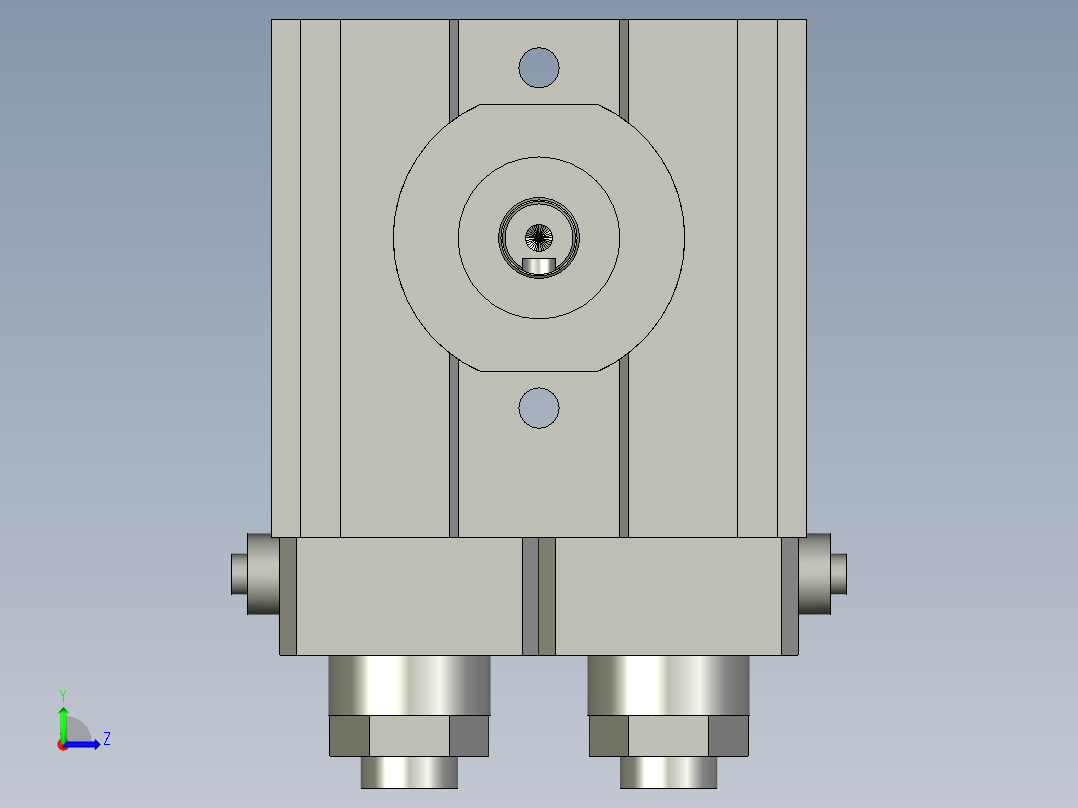 旋转气爪PRC20-90左视图