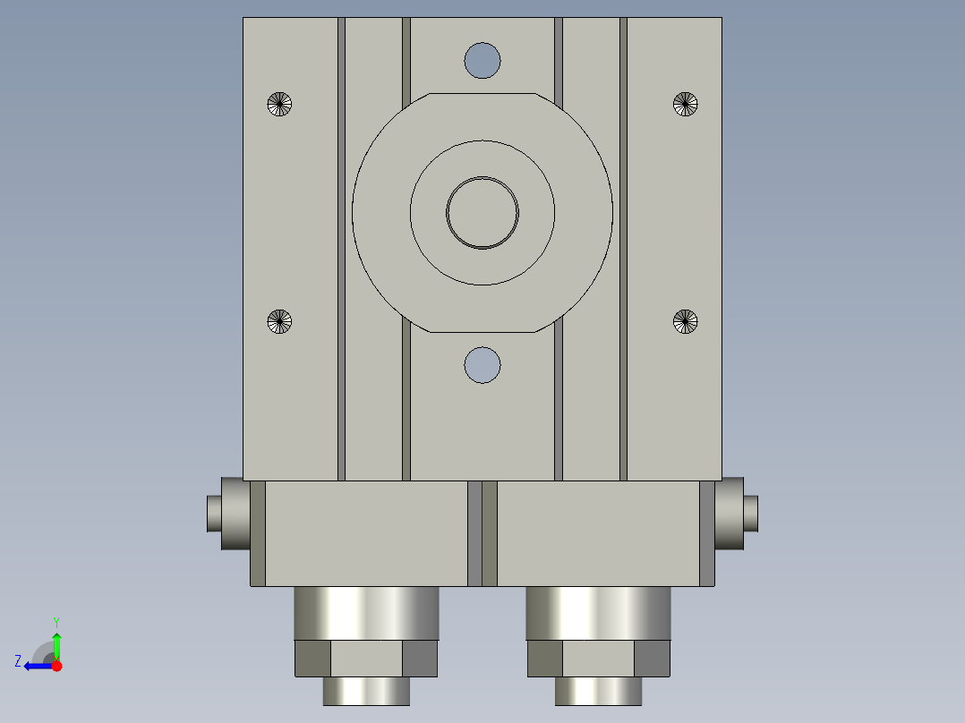 旋转气爪PRC20-90右视图