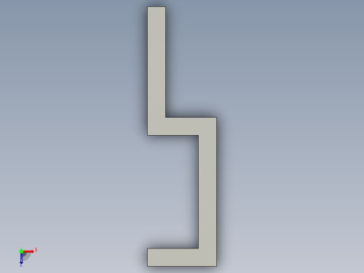 基恩士FS-L41_bracket_kc图纸模型俯视缩略图