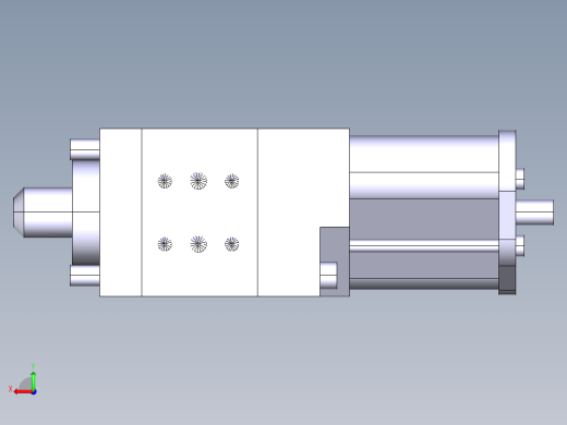 德克斯TUNKERS气缸数模SA_50-25_TUENKERS后视缩略图