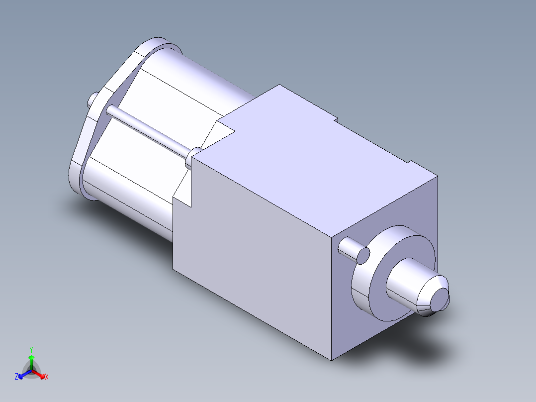 德克斯TUNKERS气缸数模SA_50-25_TUENKERS正等轴测图