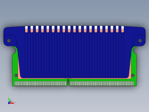 SO-DIMM DDR4内存盖（冷却器）前视缩略图