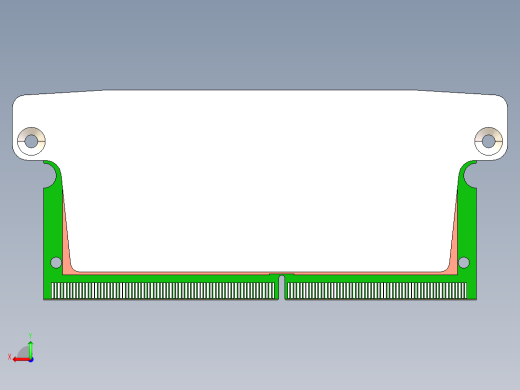 SO-DIMM DDR4内存盖（冷却器）后视缩略图