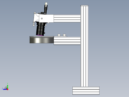 视觉检测相机安装角度调整机构样图右视缩略图