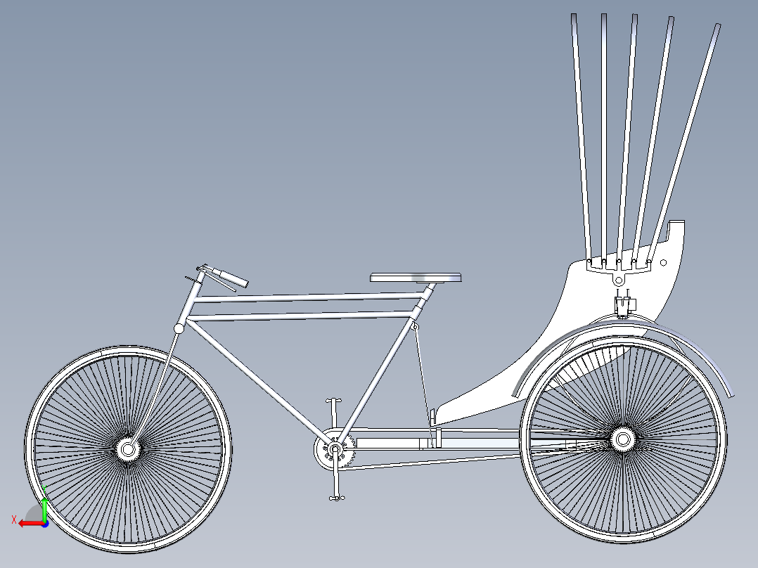 黄包车--igs后视图