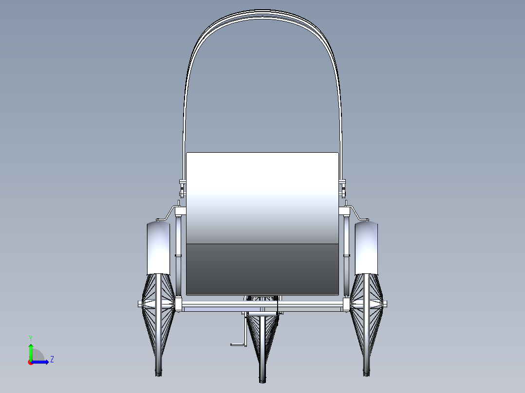 黄包车--igs左视图
