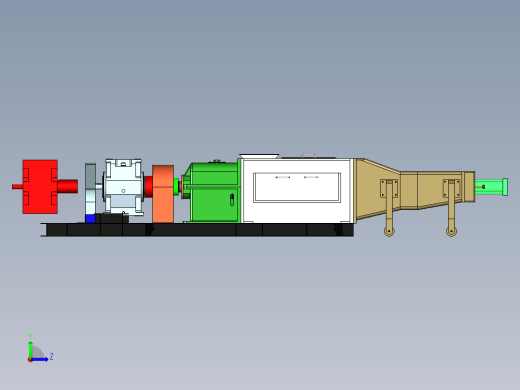 双螺杆压力机左视缩略图