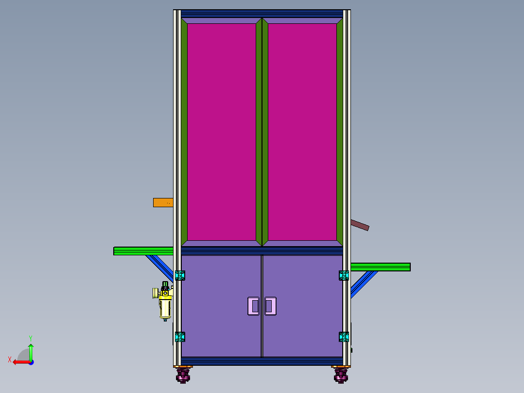 网线水晶头压接机后视图