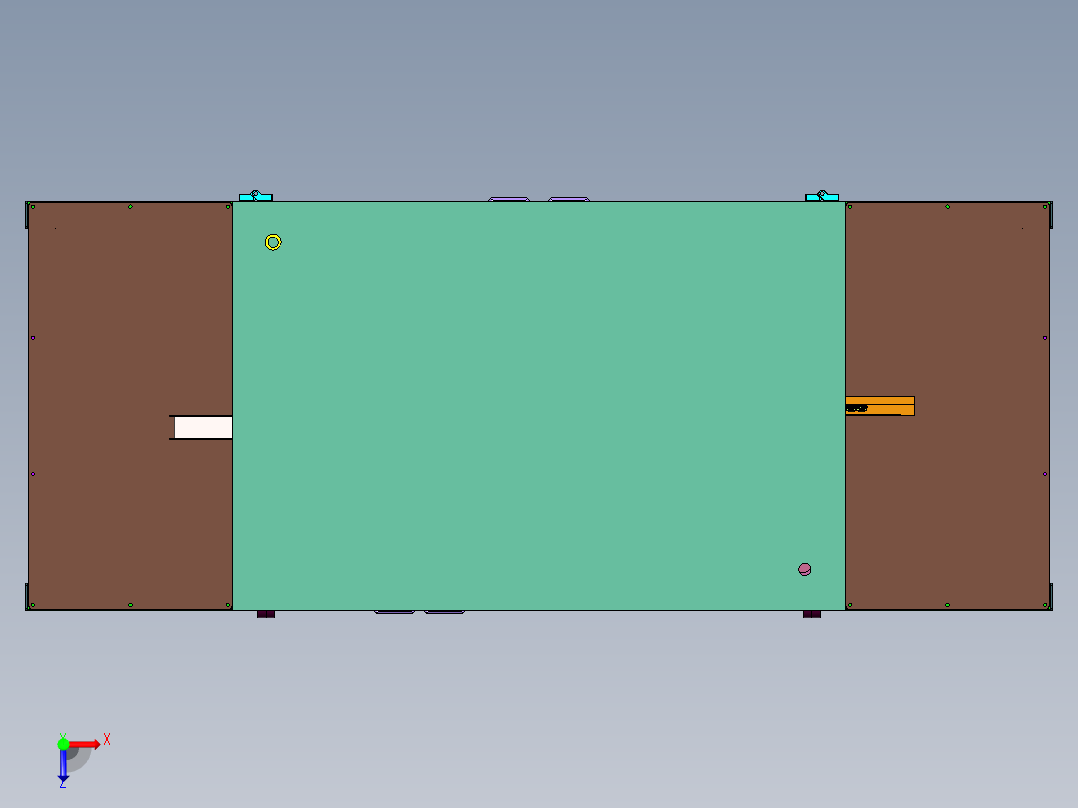 网线水晶头压接机俯视图