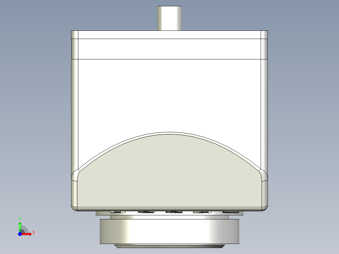 位置顯示器5566-3D多系列多零件图纸模型前视图