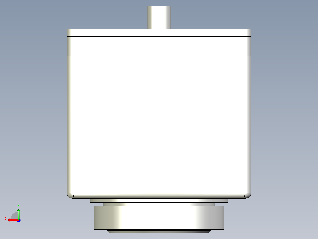 位置顯示器5566-3D多系列多零件图纸模型后视图