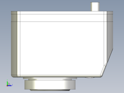 位置顯示器5566-3D多系列多零件图纸模型左视缩略图
