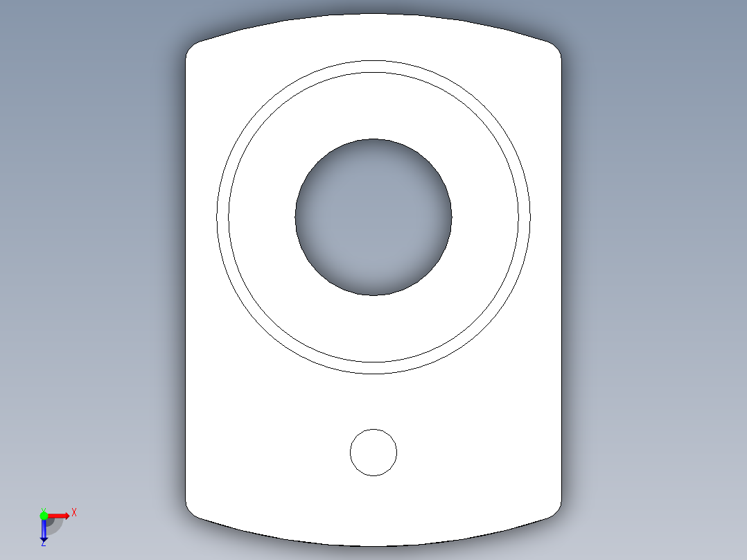 位置顯示器5566-3D多系列多零件图纸模型俯视图