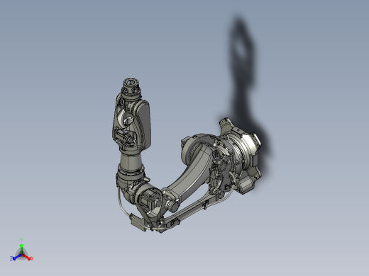 川崎BX250L六轴工业机器人三维模型资料