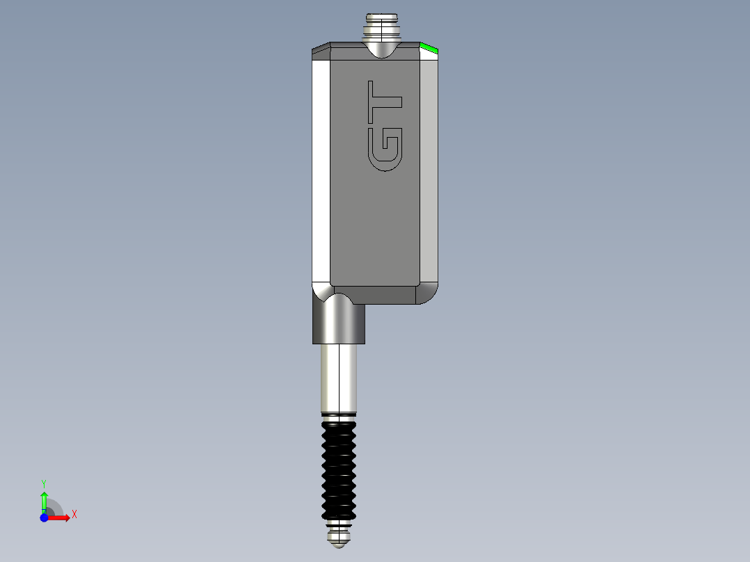 基恩士GT2-H12(K)_kc图纸模型前视图